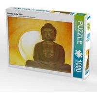 CALVENDO Puzzle Buddha in aller Stille 1000 Teile Lege-Größe 64 x 48 cm Foto-Puzzle Bild von Claudia Burlager von xxx