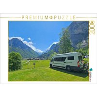 CALVENDO Puzzle Campingplatz Aareschlucht 2000 Teile Lege-Größe 90x67cm Foto-Puzzle für glückliche Stunden von Calvendo Puzzle