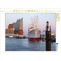 CALVENDO Puzzle Cap San Diego im Abendlicht 1000 Teile Lege-Größe 64x48cm Foto-Puzzle für glückliche Stunden CALVENDO Puzzle Cap San Diego im Abendlicht 1000 Teile Lege-Größe 64x48cm Foto-Puzzle für glückliche Stunden von Calvendo Puzzle