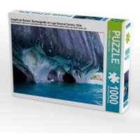 CALVENDO Puzzle Carpilla de Marmol, Marmorgrotte im Lago General Carrera, Chile 1000 Teile Lege-Größe 64 x 48 cm Foto-Puzzle Bild von Ute Köhler von Calvendo Puzzle