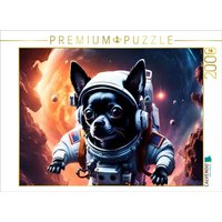 CALVENDO Puzzle Chihuahua Raumfahrer im Universum | 2000 Teile Lege-Größe 90x67cm Foto-Puzzle für glückliche Stunden von Calvendo Puzzle