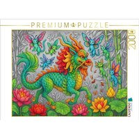 CALVENDO Puzzle Chinesischer Qilin und Libellenkatzen 2000 Teile Lege-Größe 90x67cm Foto-Puzzle für glückliche Stunden CALVENDO Puzzle Chinesischer Qilin und Libellenkatzen 2000 Teile Lege-Größe 90x67cm Foto-Puzzle für glückliche Stunden von Calvendo Puzzle