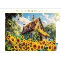 CALVENDO Puzzle Cottage am Sonnenblumenfeld 1000 Teile Lege-Größe 64x48cm Foto-Puzzle für glückliche Stunden CALVENDO Puzzle Cottage am Sonnenblumenfeld 1000 Teile Lege-Größe 64x48cm Foto-Puzzle für glückliche Stunden von Calvendo Puzzle
