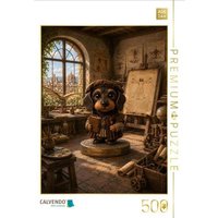 CALVENDO Puzzle Dackel als Leonardo da Vinci 500 Teile Lege-Größe 48 × 36 cm Foto-Puzzle für glückliche Stunden CALVENDO Puzzle Dackel als Leonardo da Vinci 500 Teile Lege-Größe 48 × 36 cm Foto-Puzzle für glückliche Stunden von Calvendo Puzzle