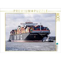 CALVENDO Puzzle Das Containerschiff "MSC MARIA SAVERIA" 1000 Teile Lege-Größe 64x48cm Foto-Puzzle für glückliche Stunden CALVENDO Puzzle Das Containerschiff "MSC MARIA SAVERIA" 1000 Teile Lege-Größe 64x48cm Foto-Puzzle für glückliche Stunden von Calvendo Puzzle