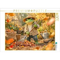 CALVENDO Puzzle Das Laub muss weg 1000 Teile Lege-Größe 64x48cm Foto-Puzzle für glückliche Stunden von Calvendo Puzzle