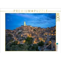 CALVENDO Puzzle Das aus dem Film mit dem berühmten Spion bekannte Matera bei Nacht 1000 Teile Lege-Größe 64x48cm Foto-Puzzle für glückliche Stunden von Calvendo Puzzle