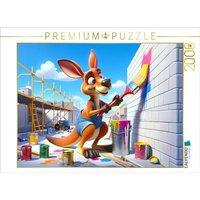 CALVENDO Puzzle Das kreative Känguru als Maler: Farbenfrohe Kunstwerke auf der Baustelle 2000 Teile Lege-Größe 90x67cm Foto-Puzzle für glückliche St CALVENDO Puzzle Das kreative Känguru als Maler: Farbenfrohe Kunstwerke auf der Baustelle 2000 Teile Lege-Größe 90x67cm Foto-Puzzle für glückliche St von Calvendo Puzzle