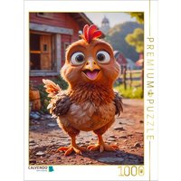 CALVENDO Puzzle Der Hahn als Kücken 1000 Teile Lege-Größe 64x48cm Foto-Puzzle für glückliche Stunden von Calvendo Puzzle