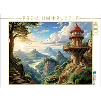 CALVENDO Puzzle Der Hochblickhorst über dem Wildwassertal 1000 Teile Lege-Größe 64x48cm Foto-Puzzle für glückliche Stunden von Calvendo Puzzle