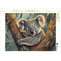CALVENDO Puzzle Der Koala hält ein Nickerchen 2000 Teile Lege-Größe 90x67cm Foto-Puzzle für glückliche Stunden von Calvendo Puzzle