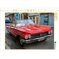 CALVENDO Puzzle Der Oldtimer BUICK INVICTA aus dem Jahre 1959 in Havanna 1000 Teile Lege-Größe 64x48cm Foto-Puzzle für glückliche Stunden von CALVENDO Verlag GmbH