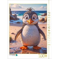 CALVENDO Puzzle Der Pinguin aus Neuseeland 1000 Teile Lege-Größe 64x48cm Foto-Puzzle für glückliche Stunden von Calvendo Puzzle