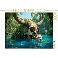 CALVENDO Puzzle Der Schädel in der Karibik 2000 Teile Lege-Größe 90x67cm Foto-Puzzle für glückliche Stunden von Calvendo Puzzle