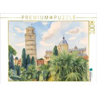 CALVENDO Puzzle Der Schiefe Turm von Pisa 1000 Teile Lege-Größe 64x48cm Foto-Puzzle für glückliche Stunden von Calvendo Puzzle