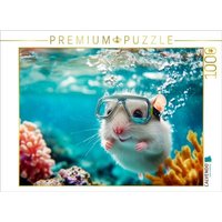 CALVENDO Puzzle Der kleine Meeresforscher 1000 Teile Lege-Größe 64x48cm Foto-Puzzle für glückliche Stunden von Calvendo Puzzle