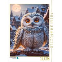CALVENDO Puzzle Die Schneeeule aus Europa 2000 Teile Lege-Größe 90x67cm Foto-Puzzle für glückliche Stunden von Calvendo Puzzle
