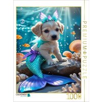 CALVENDO Puzzle Die kleine Meerjungfrau-Hundewelpe 1000 Teile Lege-Größe 64x48cm Foto-Puzzle für glückliche Stunden CALVENDO Puzzle Die kleine Meerjungfrau-Hundewelpe 1000 Teile Lege-Größe 64x48cm Foto-Puzzle für glückliche Stunden von Calvendo Puzzle