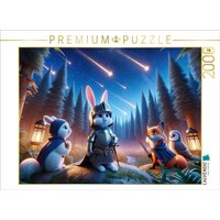 CALVENDO Puzzle Die nächtliche Sternenjagd der mutigen Tier-Ritter 2000 Teile Lege-Größe 90x67cm Foto-Puzzle für glückliche Stunden CALVENDO Puzzle Die nächtliche Sternenjagd der mutigen Tier-Ritter 2000 Teile Lege-Größe 90x67cm Foto-Puzzle für glückliche Stunden von Calvendo Puzzle