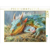 CALVENDO Puzzle Drachen 2000 Teile Lege-Größe 90x67cm Foto-Puzzle für glückliche Stunden von Calvendo Puzzle