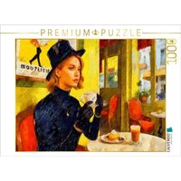 CALVENDO Puzzle Edgar Degas sah sich als urbaner Maler, der seine Motive auch in den Cafés fand. 1000 Teile Lege-Größe 64x48cm Foto-Puzzle für glückliche Stunden von Calvendo Puzzle