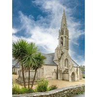 CALVENDO Puzzle Église Notre-Dame-d´Izel-Vor bei Fouesnant 1000 Teile Lege-Größe 64x48cm Foto-Puzzle für glückliche Stunden von Calvendo Puzzle