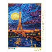 CALVENDO Puzzle Eiffelturm in Paris 1000 Teile Lege-Größe 64x48cm Foto-Puzzle für glückliche Stunden von Calvendo Puzzle