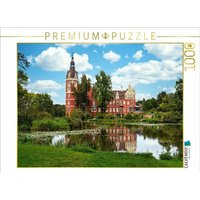 CALVENDO Puzzle Ein Blick auf das Schloss Fürst-Pückler in Bad Muskau 1000 Teile Lege-Größe 64x48cm Foto-Puzzle für glückliche Stunden von Calvendo Puzzle