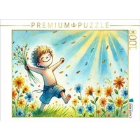 CALVENDO Puzzle Ein Jahr mit deinem inneren Kind - HD-Leinwand & Puzzle "Lebensfreude" 1000 Teile Lege-Größe 64x48cm Foto-Puzzle für glückliche Stun von Calvendo Puzzle