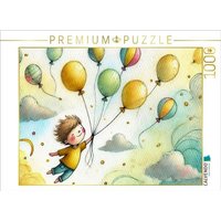 CALVENDO Puzzle Ein Jahr mit deinem inneren Kind - HD-Leinwand & Puzzle "Leichtigkeit" 1000 Teile Lege-Größe 64x48cm Foto-Puzzle für glückliche Stun von Calvendo Puzzle