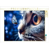 CALVENDO Puzzle Ein Motiv aus dem Kalender Die Katze und der Schmetterling 2000 Teile Lege-Größe 90x67cm Foto-Puzzle für glückliche Stunden CALVENDO Puzzle Ein Motiv aus dem Kalender Die Katze und der Schmetterling 2000 Teile Lege-Größe 90x67cm Foto-Puzzle für glückliche Stunden von Calvendo Puzzle