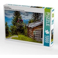 CALVENDO Puzzle Ein Motiv aus dem Kalender Downhill Action 1000 Teile Lege-Größe 64x48cm Foto-Puzzle für glückliche Stunden von Calvendo Puzzle
