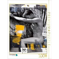 CALVENDO Puzzle Ein Motiv aus dem Kalender Männer - übermalte Aktfotografien 1000 Teile Lege-Größe 64x48cm Foto-Puzzle für glückliche Stunden von CALVENDO Verlag GmbH