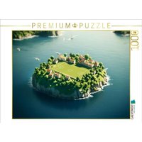 CALVENDO Puzzle Ein Motiv aus dem Kalender "Miniaturwelt Inseln" 1000 Teile Lege-Größe 64x48cm Foto-Puzzle für glückliche Stunden von Calvendo Puzzle