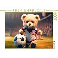 CALVENDO Puzzle Ein Motiv aus dem Kalender Teddybär und seine Abenteuer 1000 Teile Lege-Größe 64x48cm Foto-Puzzle für glückliche Stunden von Calvendo Puzzle
