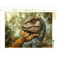 CALVENDO Puzzle Ein Motiv aus dem Kalender "Wie wäre es mit einem Dinosaurier als Haustier?" 2000 Teile Lege-Größe 90x67cm Foto-Puzzle für glücklich von Calvendo Puzzle