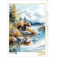 CALVENDO Puzzle Ein tierischer Bewohner Alaskas 1000 Teile Lege-Größe 64x48cm Foto-Puzzle für glückliche Stunden von Calvendo Puzzle