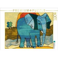 CALVENDO Puzzle Elefanten-Traum 10 1000 Teile Lege-Größe 64x48cm Foto-Puzzle für glückliche Stunden von Calvendo Puzzle