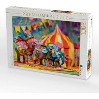 CALVENDO Puzzle Elefanten im Zirkus aus Papier. 1000 Teile Lege-Größe 64x48cm Foto-Puzzle für glückliche Stunden CALVENDO Puzzle Elefanten im Zirkus aus Papier. 1000 Teile Lege-Größe 64x48cm Foto-Puzzle für glückliche Stunden von Calvendo Puzzle