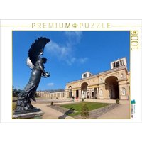 CALVENDO Puzzle Engelsstatue am Orangerieschloss im Park von Schloss Sanssouci 1000 Teile Lege-Größe 64x48cm Foto-Puzzle für glückliche Stunden von Calvendo Puzzle