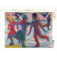 CALVENDO Puzzle Ernst Ludwig Kirchner. Schlittschuhläufer, 1924/25 1000 Teile Lege-Größe 64x48cm Foto-Puzzle für glückliche Stunden von Calvendo Puzzle
