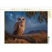 CALVENDO Puzzle Eule unter dem Sternenhimmel 1000 Teile Lege-Größe 64x48cm Foto-Puzzle für glückliche Stunden von Calvendo Puzzle