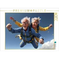 CALVENDO Puzzle Fallschirmsprung 2000 Teile Lege-Größe 90x67cm Foto-Puzzle für glückliche Stunden von Calvendo Puzzle