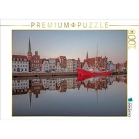 CALVENDO Puzzle Feuerschiff Fehmarnbelt an der Untertrave in Lübeck 1000 Teile Lege-Größe 64x48cm Foto-Puzzle für glückliche Stunden CALVENDO Puzzle Feuerschiff Fehmarnbelt an der Untertrave in Lübeck 1000 Teile Lege-Größe 64x48cm Foto-Puzzle für glückliche Stunden von Calvendo Puzzle