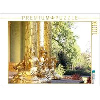 CALVENDO Puzzle Figuren am Chinesischen Teehaus im Park von Schloss Sanssouci 1000 Teile Lege-Größe 64x48cm Foto-Puzzle für glückliche Stunden von Calvendo Puzzle