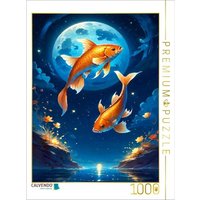 CALVENDO Puzzle Fische (19. Februar - 20. März) 1000 Teile Lege-Größe 64x48cm Foto-Puzzle für glückliche Stunden von Calvendo Puzzle
