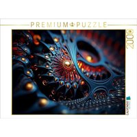CALVENDO Puzzle Fraktal kombiniert mit Korallenstruktur in 3D 2000 Teile Lege-Größe 90x67cm Foto-Puzzle für glückliche Stunden von Calvendo Puzzle