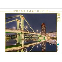 CALVENDO Puzzle Frankfurt - Flößerbrücke 2000 Teile Lege-Größe 90x67cm Foto-Puzzle für glückliche Stunden von Calvendo Puzzle