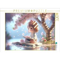 CALVENDO Puzzle Frühlingsträume unter Kirschblüten: Ein Buch voller Blüten 1000 Teile Lege-Größe 64x48cm Foto-Puzzle für glückliche Stunden von Calvendo Puzzle