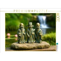 CALVENDO Puzzle Fuk, Luk, Sau - Wohlstand, Erfolg und ein erfülltes Leben 2000 Teile Lege-Größe 90x67cm Foto-Puzzle für glückliche Stunden von Calvendo Puzzle